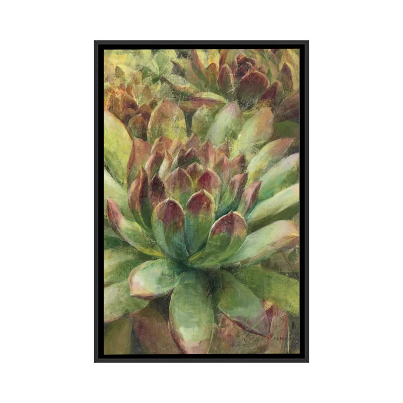 Reproduction d'art sur toile tendue Nature Delight III, H 26 po x l 18 po x P 1,5 po, Toile encadrée noire, Pas de tapis