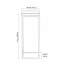 Siems Glass Top Frame End Table
