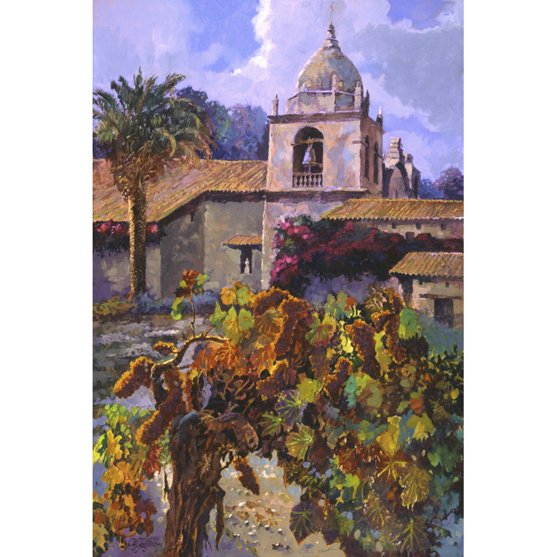 Vineyard At San Miguel by Clif Hadfield - Wrapped Canvas Print, 46cm H x 30cm W x 3.8cm D