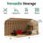 Colonial Woodbury Outdoor Wood Storage Shed-116014380-116014388