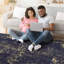 Rayon / Viscose Striped Rug