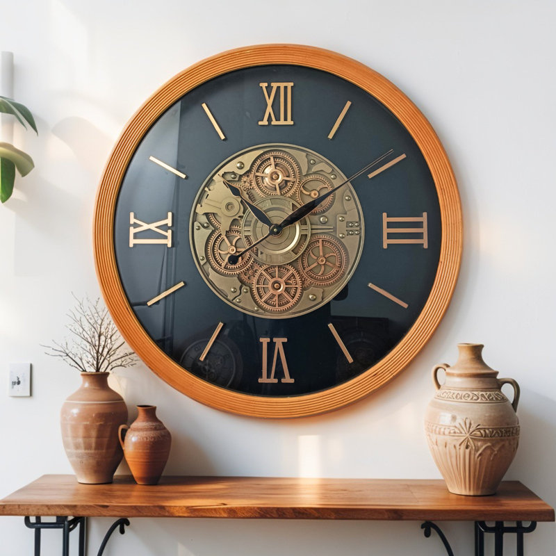 Solid Wood Wall Clock