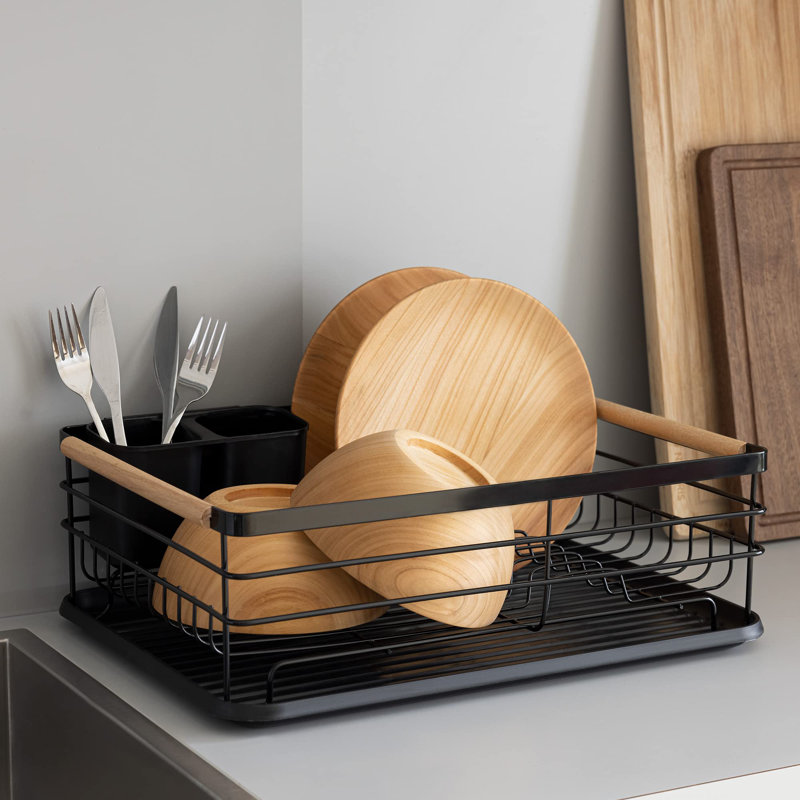 Adjustable Dish Rack, Black
