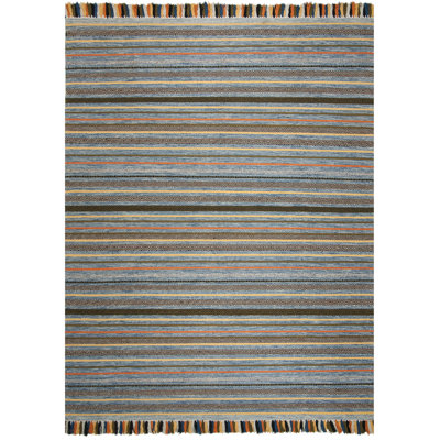 Montauk Hand Woven Cotton Striped Rug
