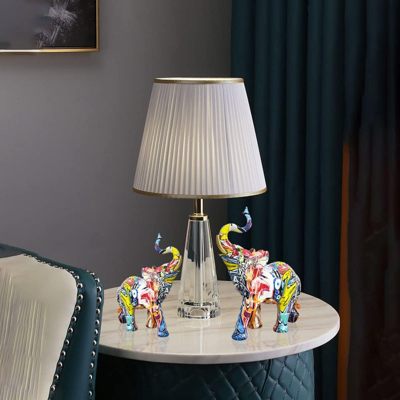 Colorful Graffiti Elephant Statue Resin Art Figurine