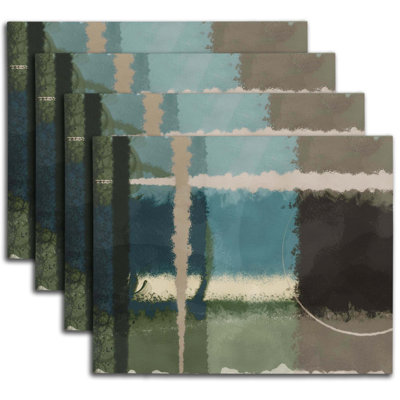 Napperon abstrait en polyester
