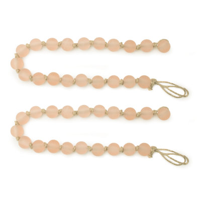 Frosted Glass Bead Garland (Set of 2)