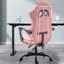 Radelldar Adjustable Reclining Ergonomic Faux Leather Swiveling PC & Racing Game Chair with Footrest-412626856-412626868