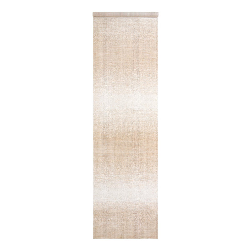 Hulsey Striped Ivory Area Rug, Runner 6'3" x 26'3"