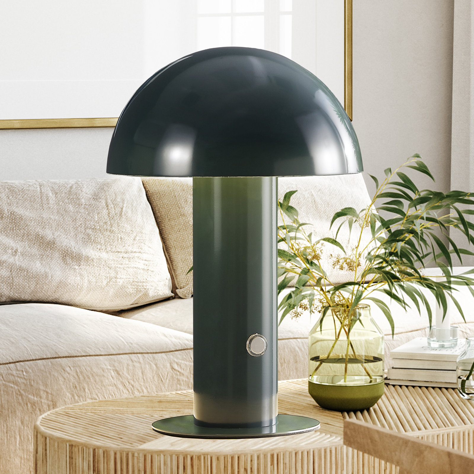 Viv Metal Desk Lamp, Forest Green