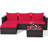 4 - Person Patio Conversation Set with Cushions-368006427