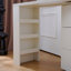 Armoire, six compartiments de rangement à tiroirs, tiroirs, bureau amovible, trois, table multifonctionnelle à pompe blanche