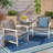 14.25 Inches High Outdoor Chair - And Wood For Comfort Club With Comfortable Long Afternoons