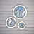 Talok Memory Board Wall Decor 3 Pieces,