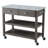 Delicia Kitchen Cart with Gray Base-1628730676