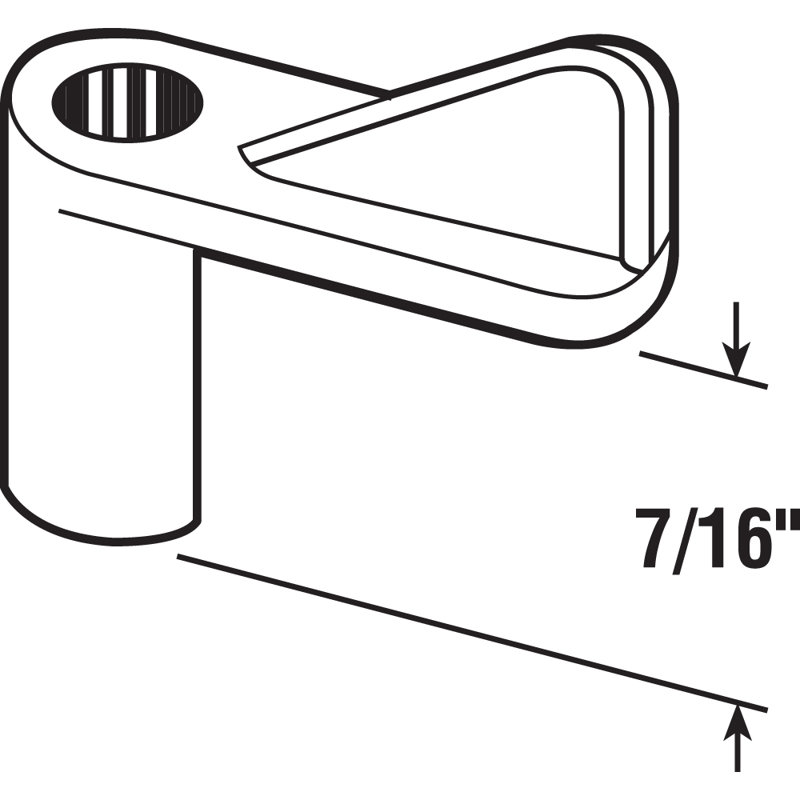 Prime-Line Offset Screen Clips with Screws, Black, 4.75" H x 1.85" W x 0.7" D