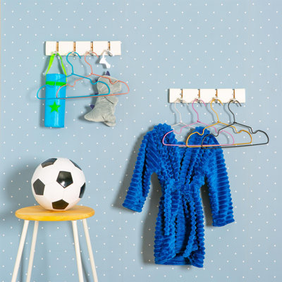 Harbour Housewares - Metallic Children's Coat Hangers
