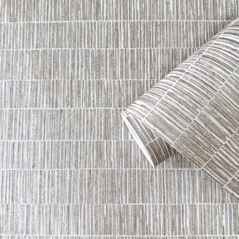 Zen 1000cm x 53cm Wallpaper Roll, Silver