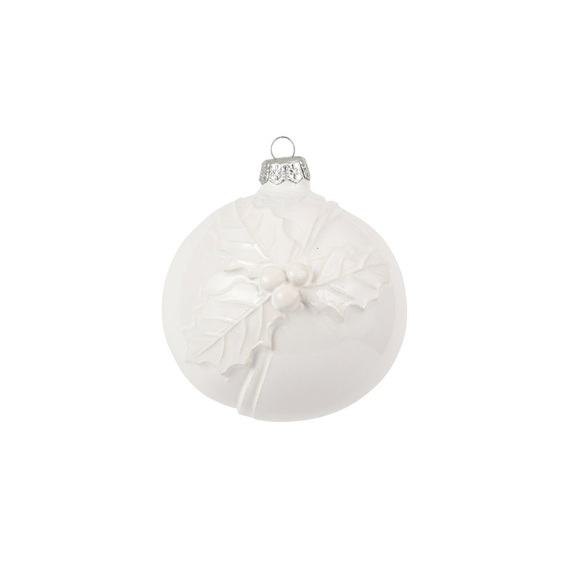 Lastra 4'' Handmade Terra Bianca Ornament
