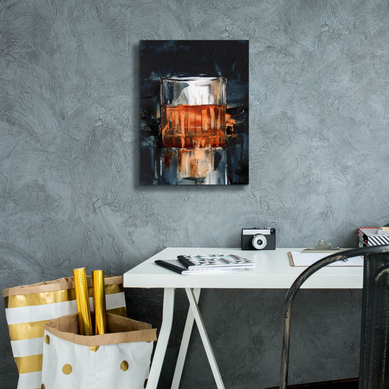 «Bourbon Glass 3» par Ethan Harper, art mural sur toile