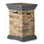 19.5" Stone MGO Fire Column – 40,000 BTU, Lightweight Concrete, Lava Rocks Included