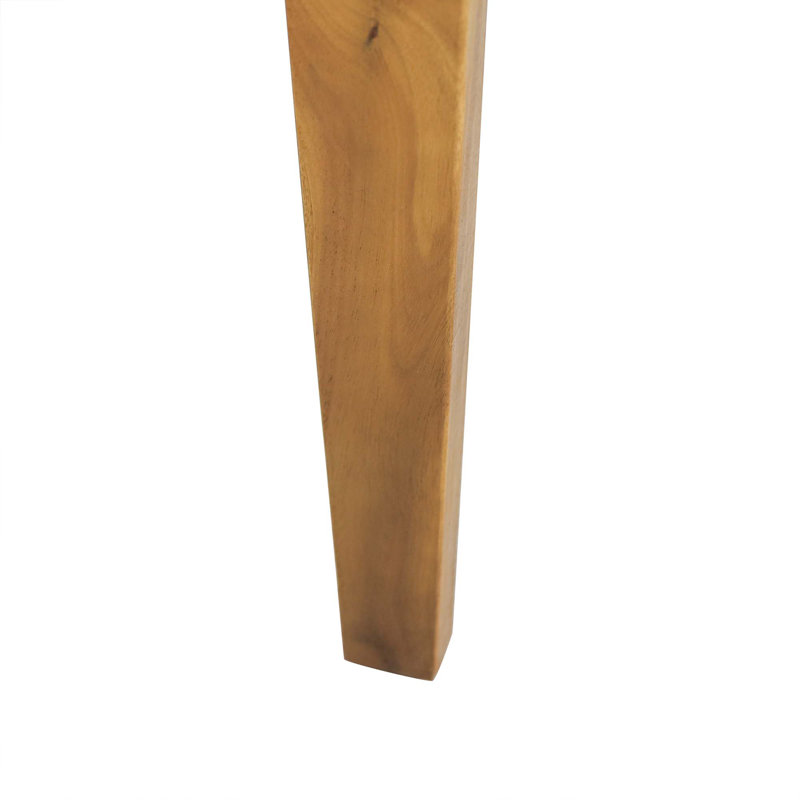 Table basse d'extérieur en bois d'acacia