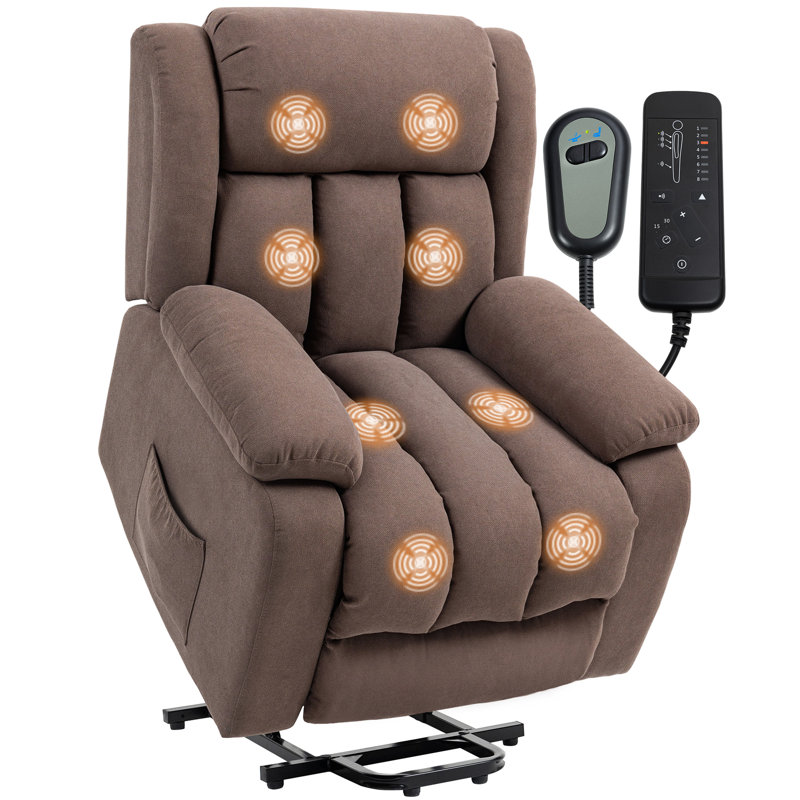 Analiesa Massage Chair, Dark Brown