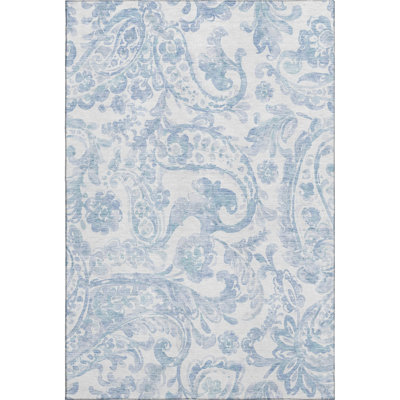 Premium Machine Washable Prisco Sky Rug