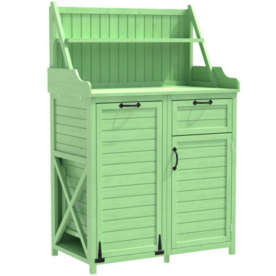 3 ft. W x 1 ft. D Wooden Tool Shed