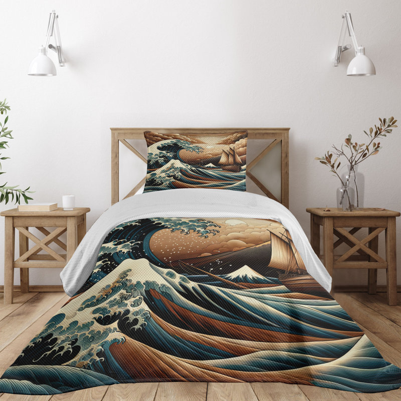 Polyester Coverlet, Twin Coverlet + 1 Standard Shams