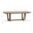 Extendable Trestle Dining Table With 2 Side Chairs 2 Host Chairs And Buffet-208134496