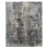 Beryllium Abstract Area Rug in Gray/Natural/Silver