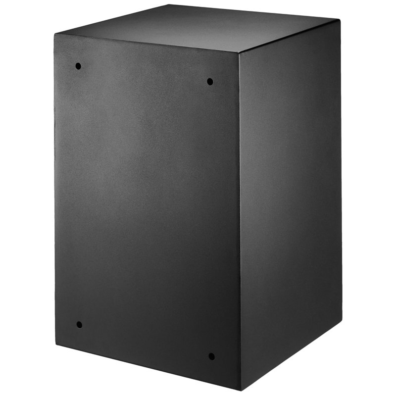 Black Steel Electronic Keypad Lock Safe, 1.8 Cubic Feet