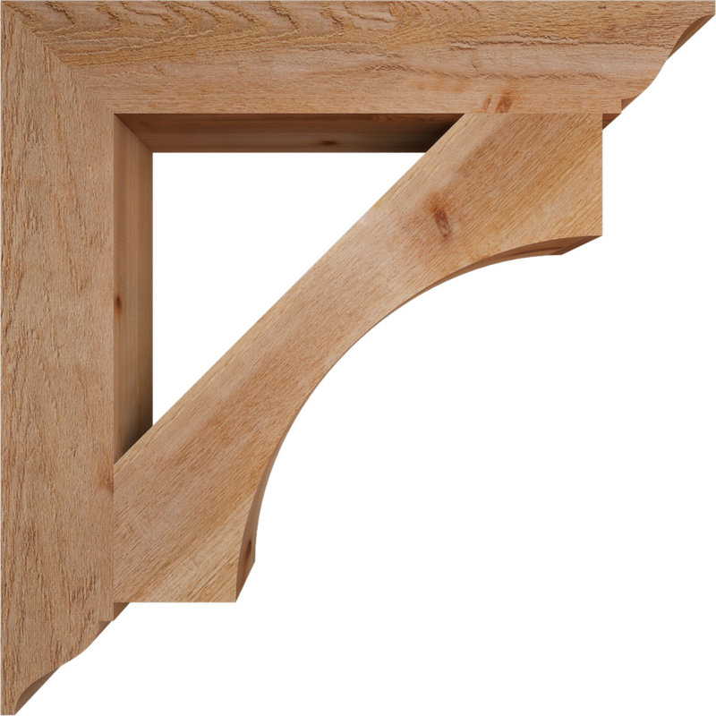Support pour sciage brut brut Westlake, l 6 po x P 38 po x H 38 po, West Red Cedar, Cèdre rouge de l'Ouest, Rugueux