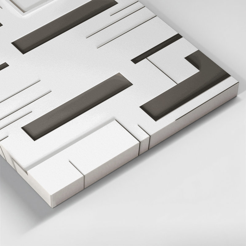 Minimalisme 10, art mural sur toile verte, H 20 po x l 30 po