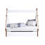 Lit simple avec lit gigogne Loreen