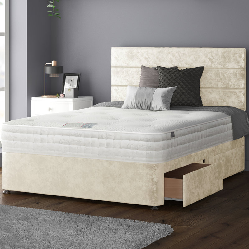 Brand Upholstered Headboard, Cream, Kingsize (5')