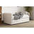 Upholstered Daybed with Trundle and Drawers-352641142