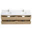Meuble-lavabo mural avec lavabo et tiroirs-705598950