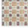 Tapis d'intérieur moderne rouille Capodilupo