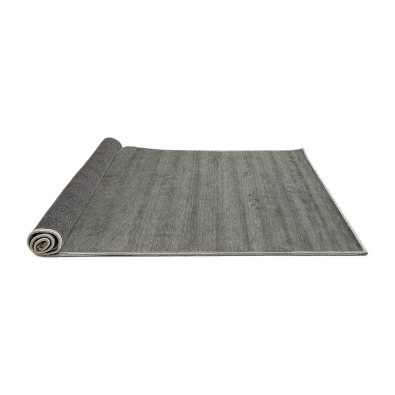 Tapis gris zone contemporaine, Rond 5 pi