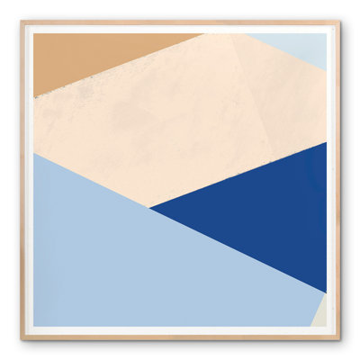 Blue Colorblock " Blue Colorblock 3 " by THE Studio