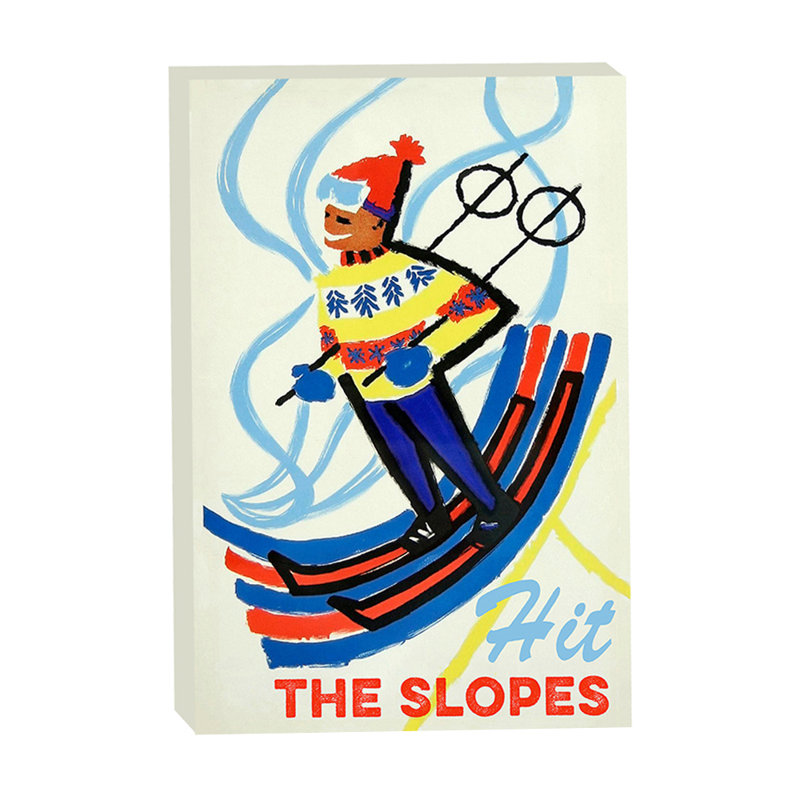 Affiche de ski «Hit the Slopes» par Grotto Studios