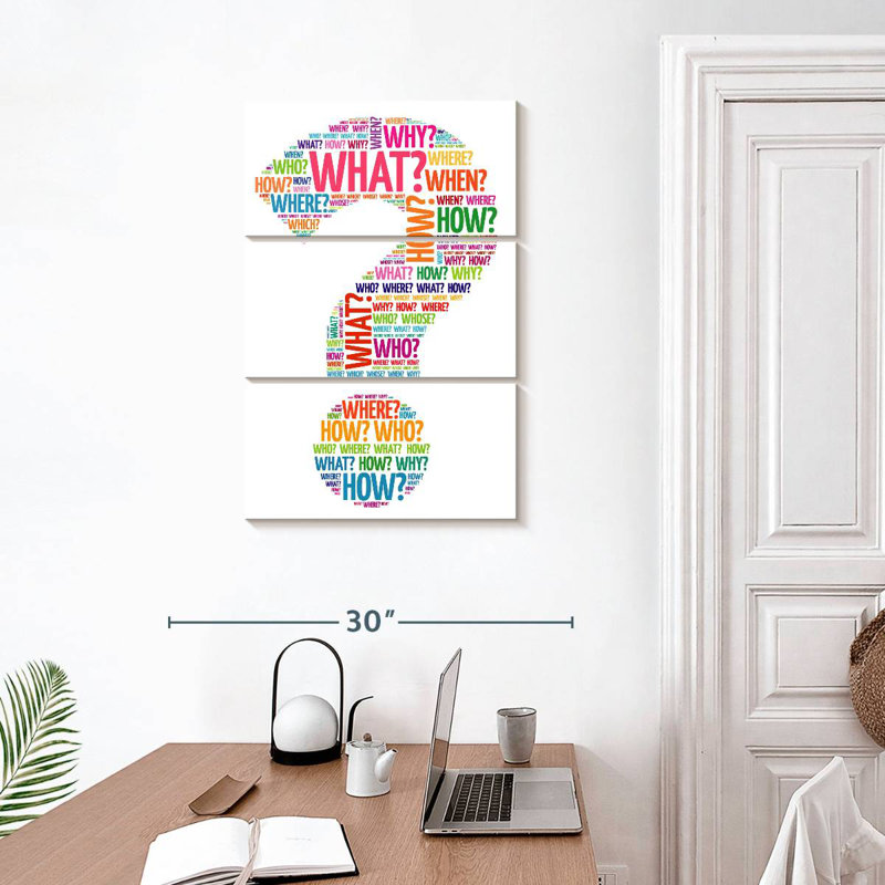 Keiri Question Mark, 32" H x 20" W