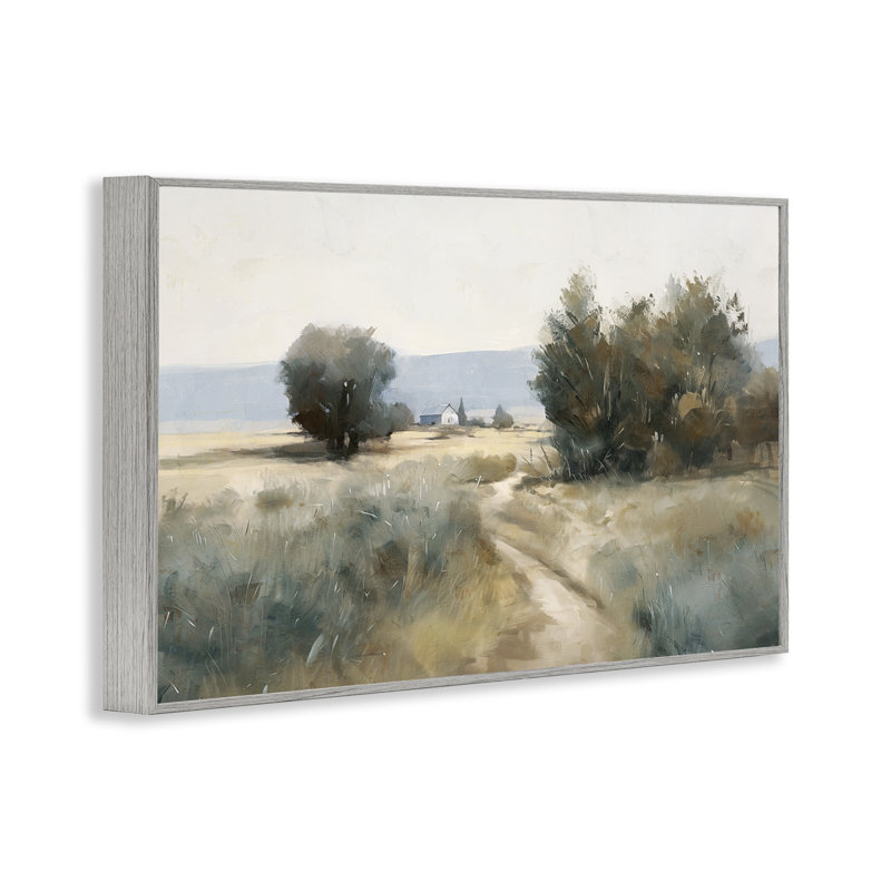 Giclée encadrée, "Ning Blue", par Nina Blue, H 16 po x l 24 po, Estampe numérique Farmhouse