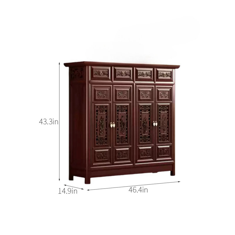 Solid Wood Accent Cabinet