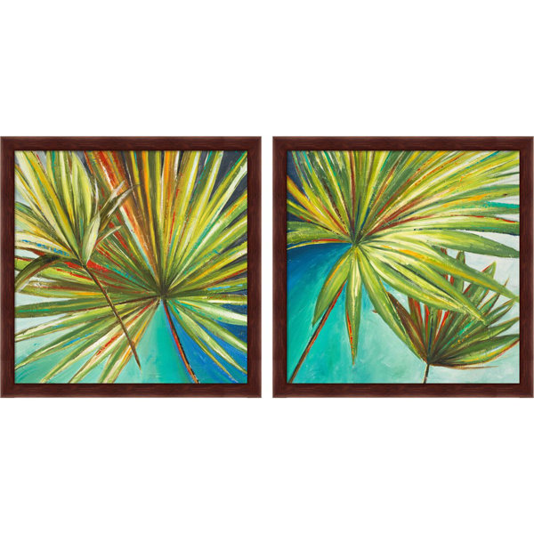 Bay Isle Home New Palmera Framed On Paper 2 Pieces by Patricia Pinto ...