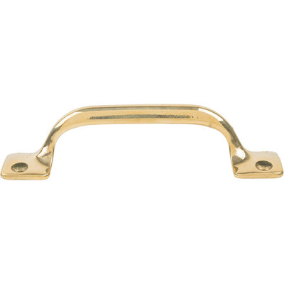 Heavy Duty Brass Drawer Pull or Lift ( Centers: 3 1/2"" ) -  UNIQANTIQ HARDWARE SUPPLY, UA-860-PB