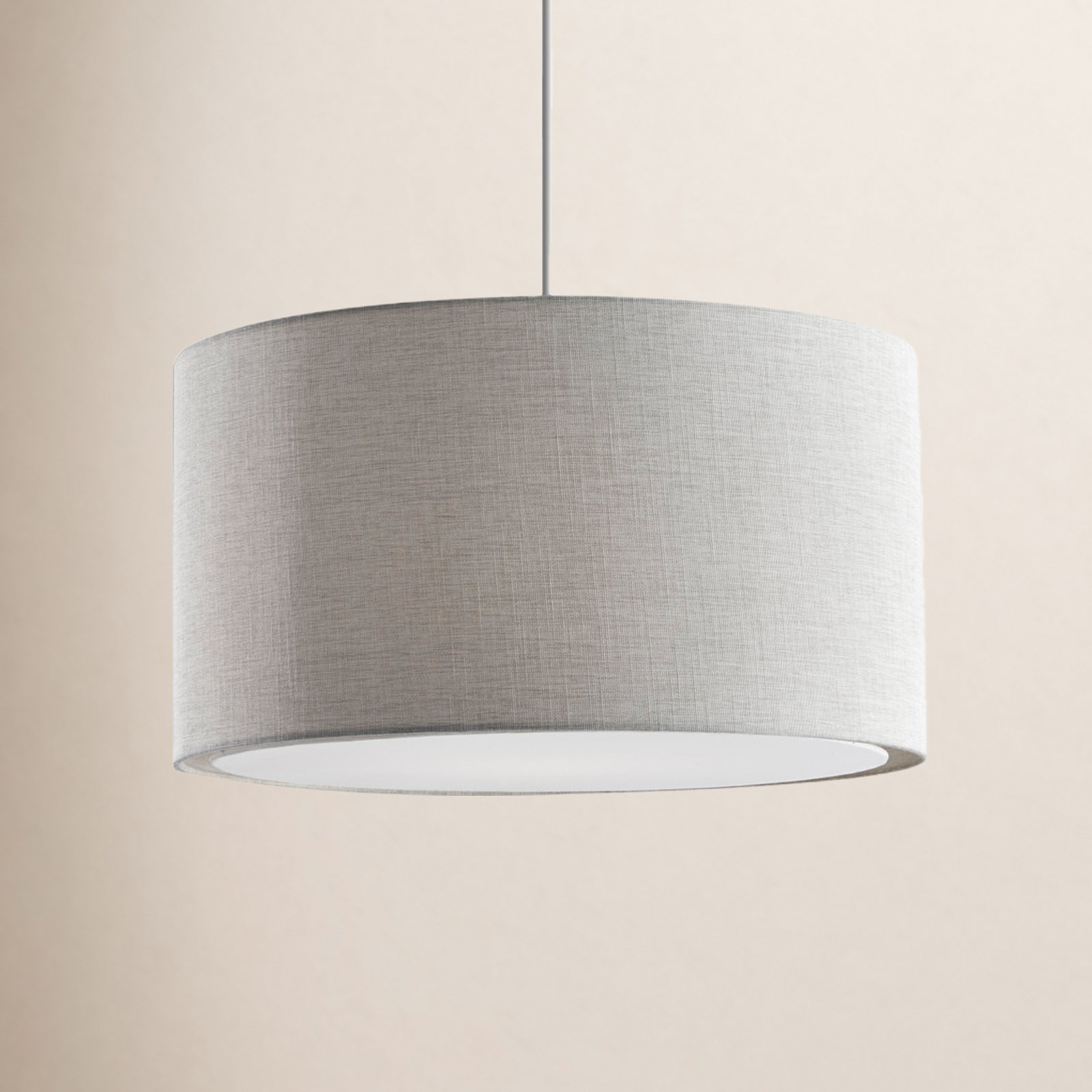 Kinnear Single Light Plug-in Pendant, White