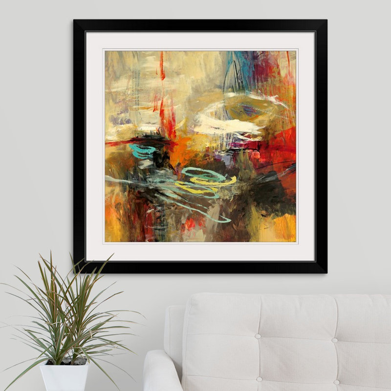 «Hilger Instinctual Beauty II» par Randy Hibberd - reproduction imprimée, H 32 po x l 32 po x P 1 po, Cadre noir